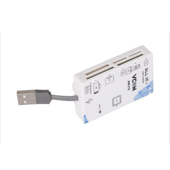 VCOM DR232 BEYAZ USB KART OKUYUCU