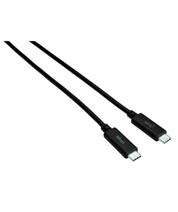 Trust 21178 10Gb 90cm Usb C to Usb C Kablo Siyah 1m (USB 3.1)