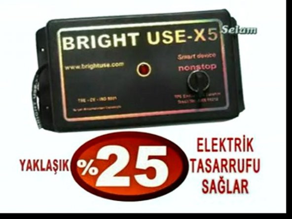 Bright Use X-5 Elektrik Tasaruf Cihazı Trifize 375 kw