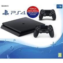 Sony PS4 Slim Black 1TB 2 Adet V2 Kol Sony Eurasia 2Yıl Garanti