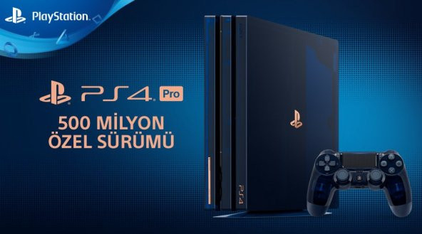 SONY PS4 Pro 2 TB 500 Million Limited Edition ÖZEL SERİ