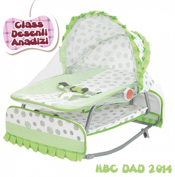 Happy Baby Class Desenli Anadizi(yeşil-beyaz)