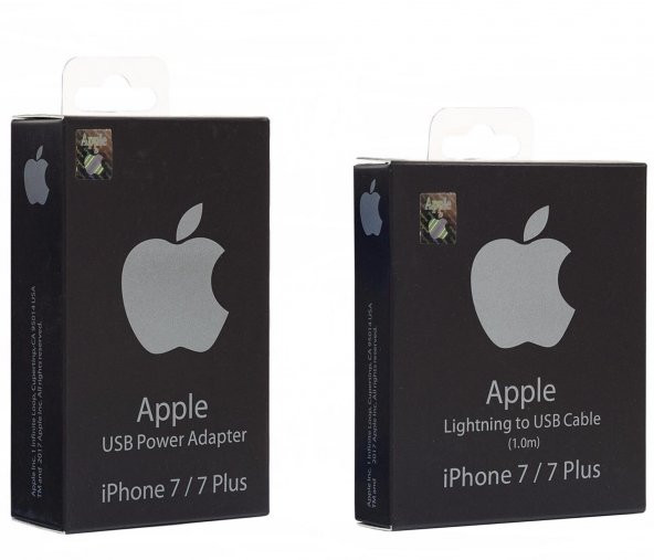 Apple iPhone Şarj Aleti Cihazı + Usb Şarj Kablosu Data Usb Kablo