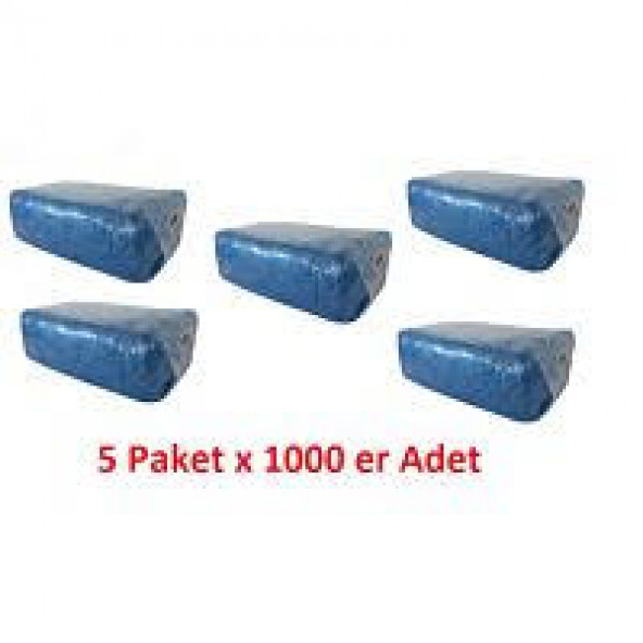 5 paket x 1000 lik GALOŞ 5000 adet