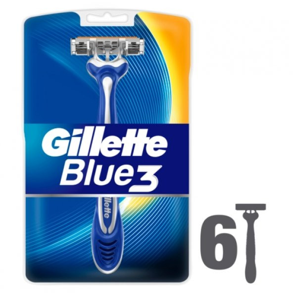 Gillette Blue 3 6Lı Kullan At 6Lı