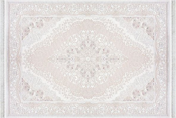 Sanat Hali Beyaz 1864  100x300 cm
