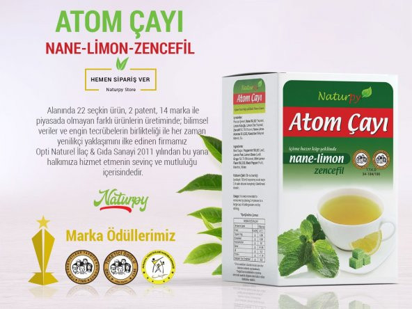 Naturpy Atom Çayı Nane Limon