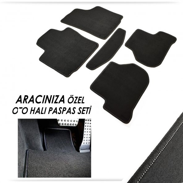 Opel Combo D Halı Paspas Seti Siyah-0061492