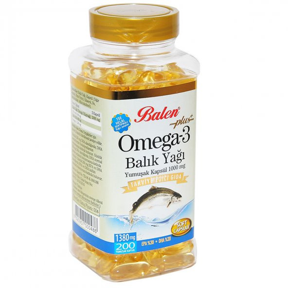 Balen Omega 3 Plus+ Balık Yağı Yumuşak 200 Kapsül - 2