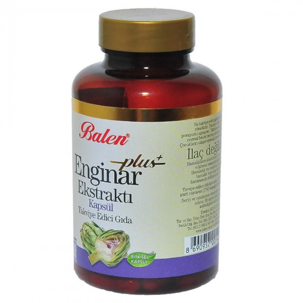 Enginar Ekstraktı Plus+ 100 Kapsül - 6