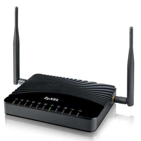 Zyxel VMG3312-B10A v2 300Mbps Kablosuz 4-Port 2x5dBi 2xIPSec VPN 1xUSB WPS Gigabit EWAN Fiber Destekli VDSL2/ADSL2+ Modem/Router