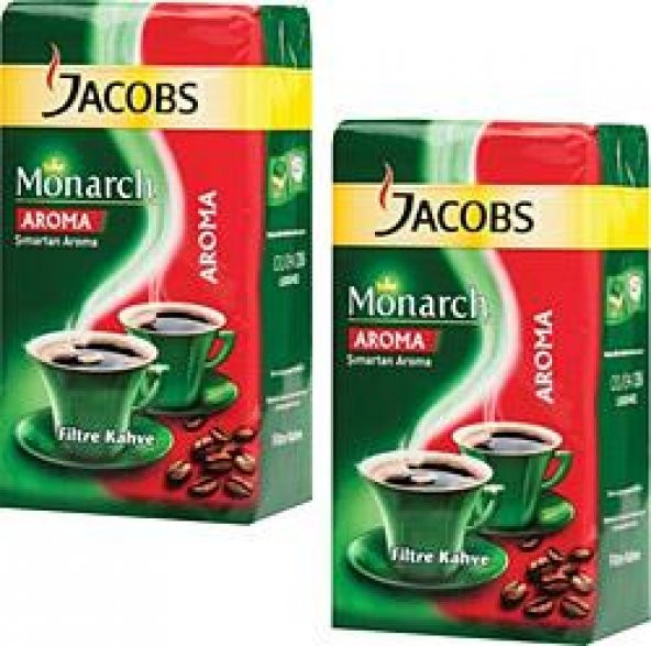 Jacobs Monarch Aroma Filtre Kahve 500 Gr 2 Adet (S.K.T 08/2018)