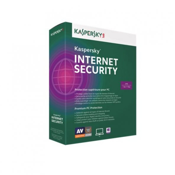 Kaspersky Internet Security 2 Kullanıcı Kutu