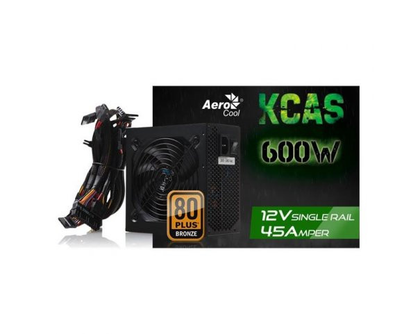 Aerocool KCAS 600W 80+ Bronze Güç Kaynağı