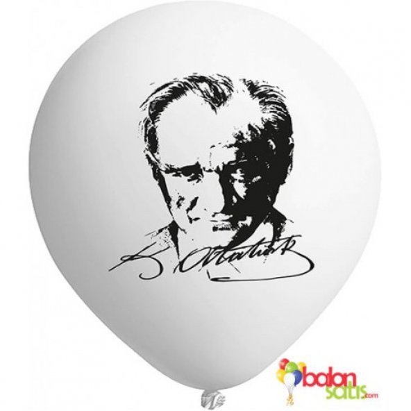Kemal Atatürk Baskılı Balon 04