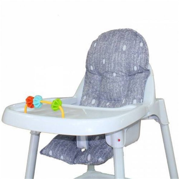 Sevi Bebe Mama Sandalyesi Minderi - 150 Gri