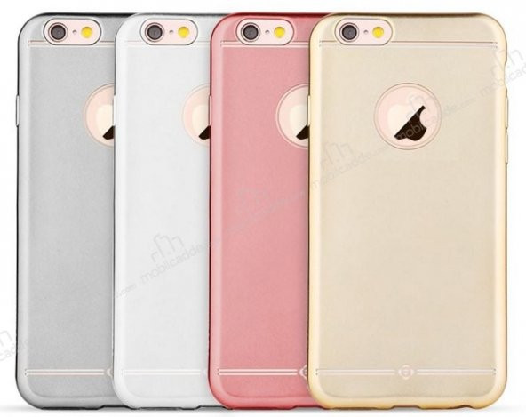 TotuDesing Frosted Series iPhone 6 / 6S Metalik Silikon Kılıf