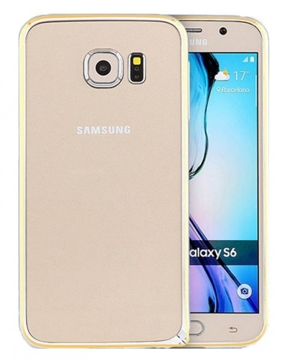 TotuDesing Samsung Galaxy S6 Alüminyum Çerçeve - Silver