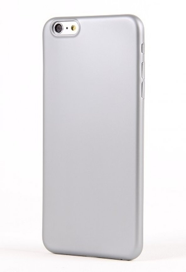 Totu Design iPhone 6 Plus /6S Plus Ultra İnce Silver Rubber Kılıf