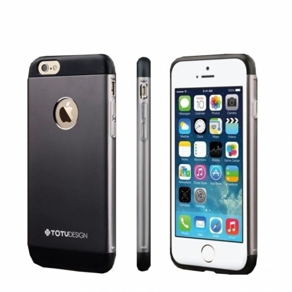 TotuDesign Knight iPhone 6 iPhone 6 / 6S Metal Gray Kılıf