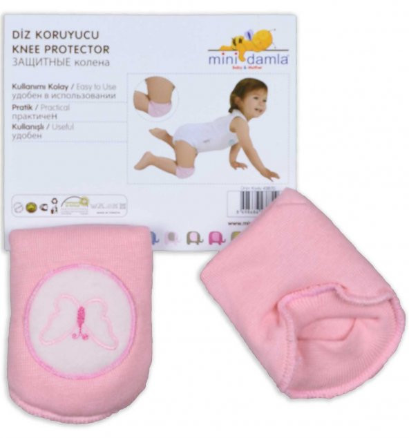 Mini Damla Bebek Koruyucu Emekleme Dizliği - 43870 Pembe