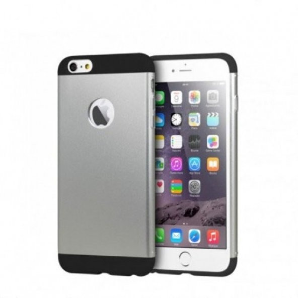 iPhone 6 Plus/6s Plus GrayBlack ALİMİNYUM SERT KILIF
