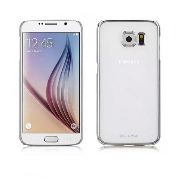 G-Case Samsung Galaxy S6 Rubber Arka Kapak Kılıf-Gold