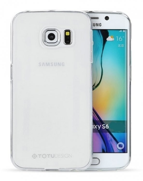 TotuDesing Samsung Galaxy S6 Şeffaf Silikon Kılıf