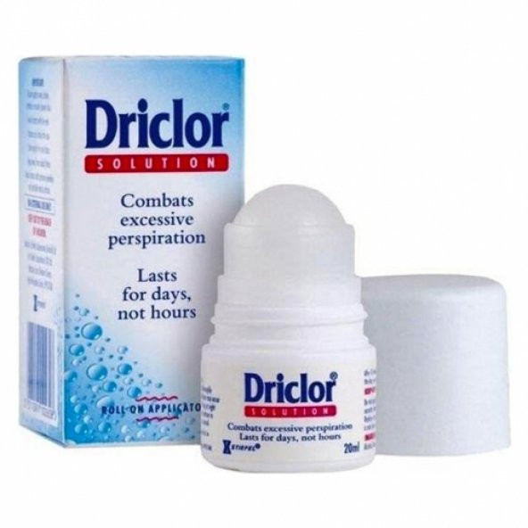 DRICLOR ANTI PERSPIRANT ROLL ON 20 ML