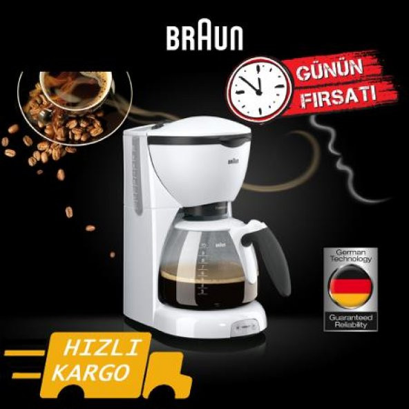 Braun KF520 CafeHouse Pure Aroma FİLTRE KAHVE MAKİNESİ