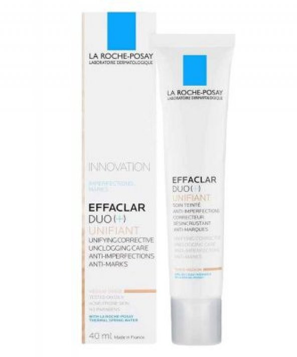 La Roche Posay Effaclar Duo+ Renkli Cilt Bakım Kremi 40 ml -Medium