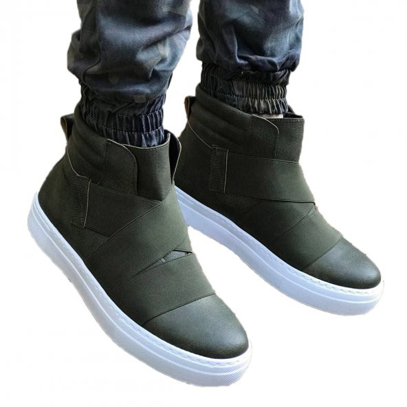 Chekich - Erkek Günlük Spor Kışlık Bot Ayakkabı - Haki-Yeşil