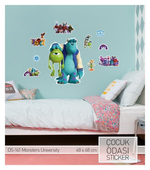 Monsters University 48x68 cm Duvar Sticker