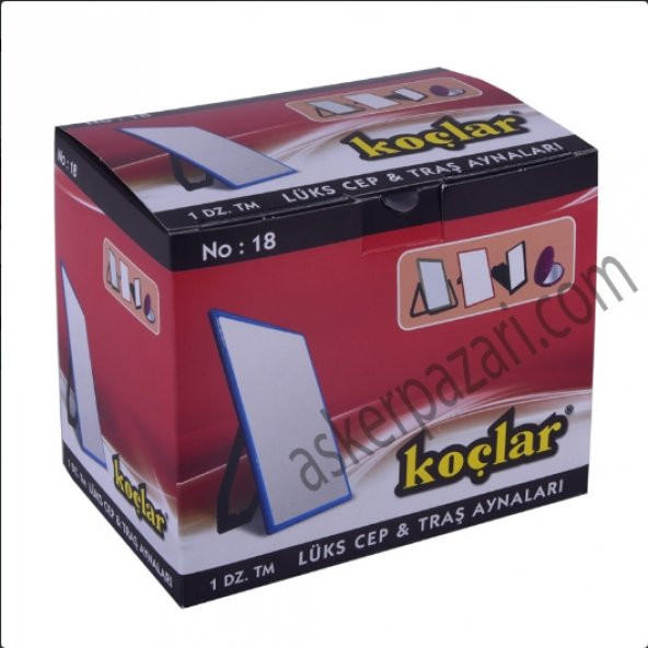 KÖŞELİ TRAŞ AYNASI 12,5x15 cm. - 3