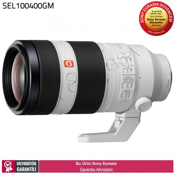 Sony SEL100400GM FE 100-400 mm G Master süper telefoto zum lens