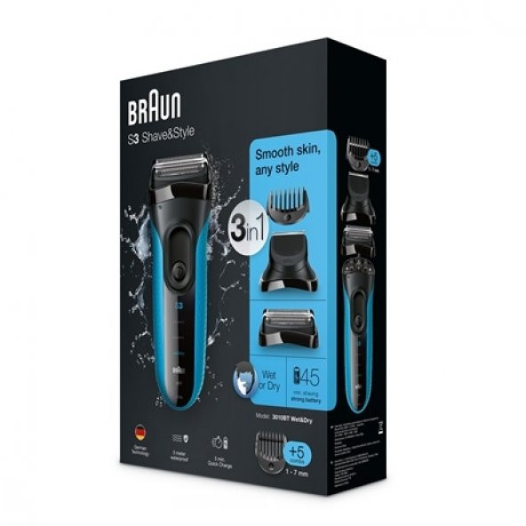 Braun Series 3 3010Bt Tıraş Ve Şekillendirme Makinesi - 2