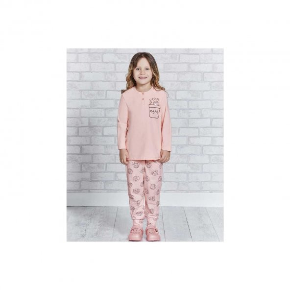 Roly Poly 1157 Kız Çocuk Pijama Takımı 1-4 Yaş