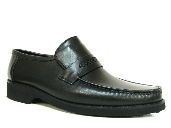 Ramiz Rok 020 Siyah Bağcıksız Comfort Erkek Ayakkabı
