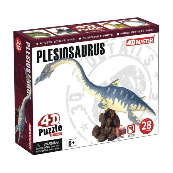 4D Puzzle Plesiosaurus (28 Parça) - 2