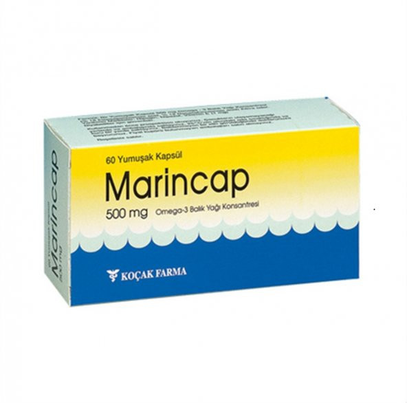 Marincap 500 mg balık yağı 60 kapsül