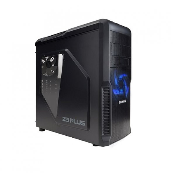 ZALMAN Z3 PLUS MIDI TOWER ATX POWERSIZ SIYAH KASA (POWERSIZ) - 2