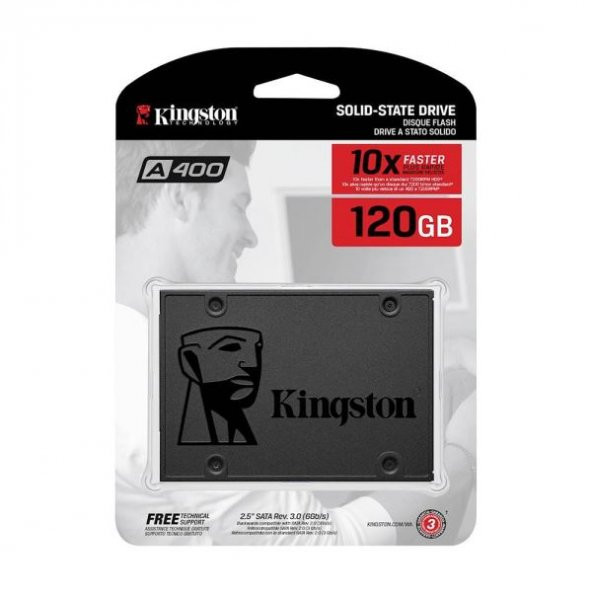120GB KINGSTON A400 500/320MBs SSD SA400S37/120G - 4