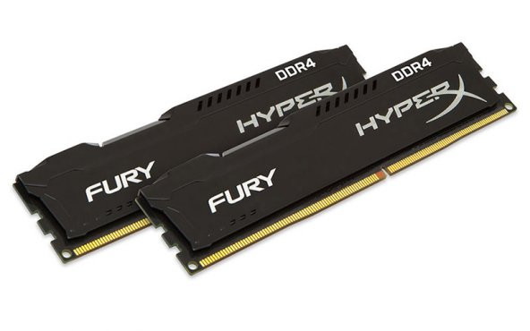 16GB HYPERX FURY DDR4 2400Mhz HX424C15FB2K2/16 KINGSTON 2x8G