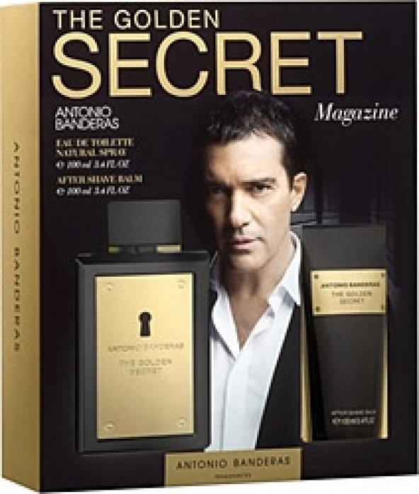 Antonio Banderas Golden Secret Edt 100 Ml + After Shaving Balsam
