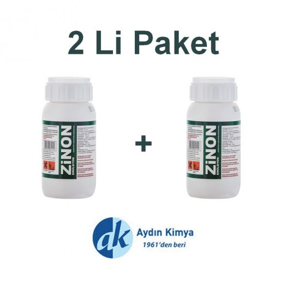 Zinon Tahtakurusu İlacı 250 mL 2 Li Paket
