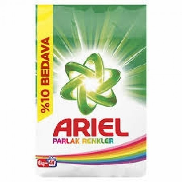 Ariel Toz Çamaşır Deterjanı PARLAK RENKLER 6 KG