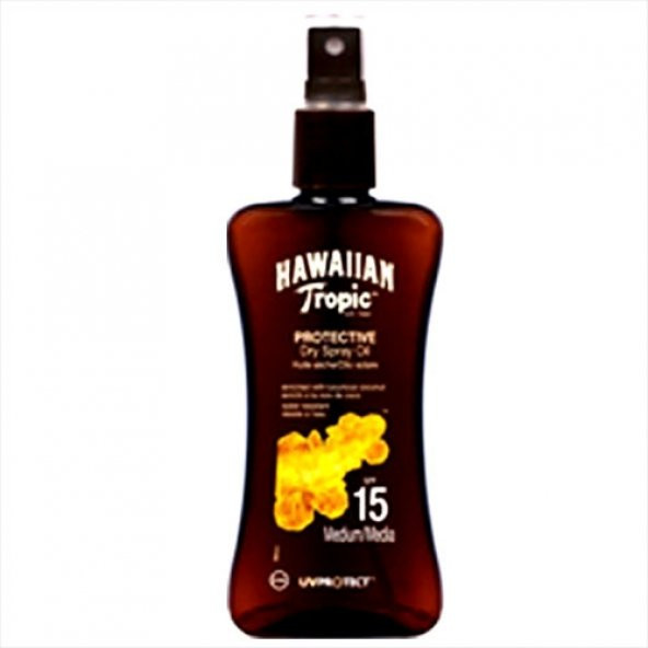 Hawaiian Tropic - Protective Dry Spray Oil F 15 (200 ml)