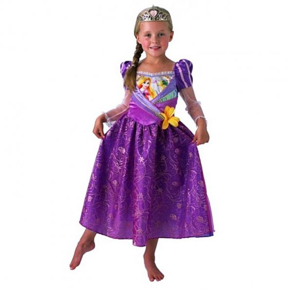 Disney Rapunzel Shimmer Kostüm 7-8 Yaş