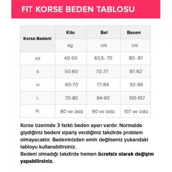 Fit Korse - Zayıf Gösteren Korse - 4