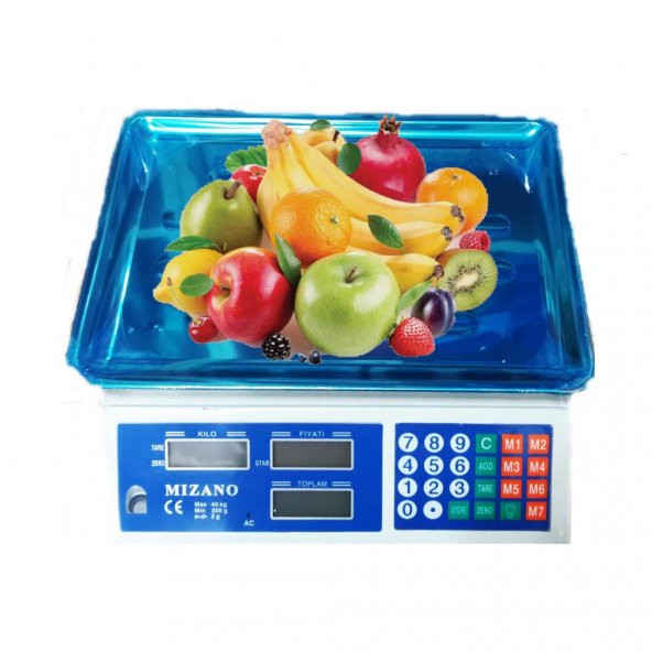 Mizano 40 kg Elektronik Manav Terazisi - 1